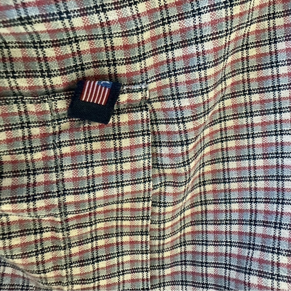 Men’s pre own as is Ralph Lauren Jeans CO size small S button front shirt sleeve - Picture 3 of 6